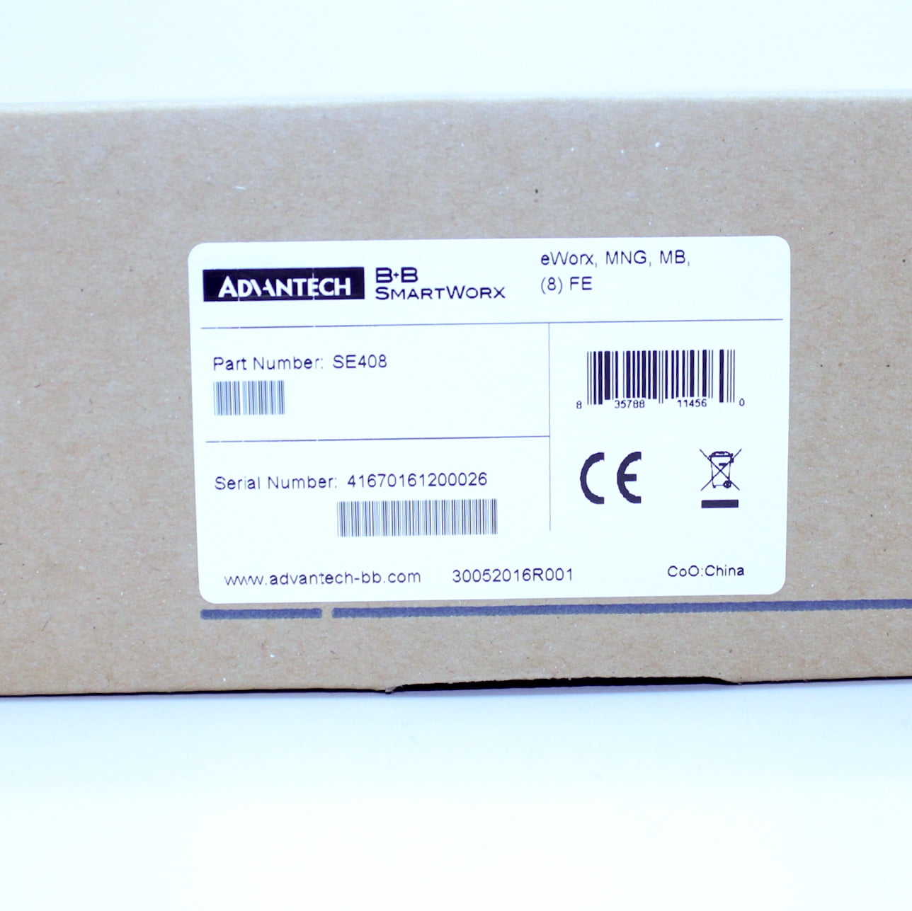 B+B SmartWorx/Advantech SE408 5.2W 43mm x 120mm x 84mm Ethernet Switch Manager