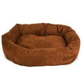 thumbnail image 2 of Majestic Pet Faux Suede Bagel Pet Bed for Dogs, Calming Dog Bed Washable, Small, Rust, 2 of 5
