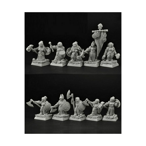 Scibor Monstrous Miniatures Dwarf Female Regiment New