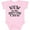 AD-Pink, variant on New to the Pit Crew Racing Flags Boys or Girls Baby Bodysuit