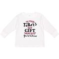 thumbnail image 3 of Inktastic Im Your Fathers Day Gift Mom Says Youre Welcome in Pink Boys or Girls Long Sleeve Toddler T-Shirt, 3 of 5