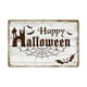 thumbnail image 2 of Letrero colgante de bienvenida de Halloween,decorativo para fiesta de Halloween,decoración de interiores,exteriores,hogar,jardín, 2 of 8