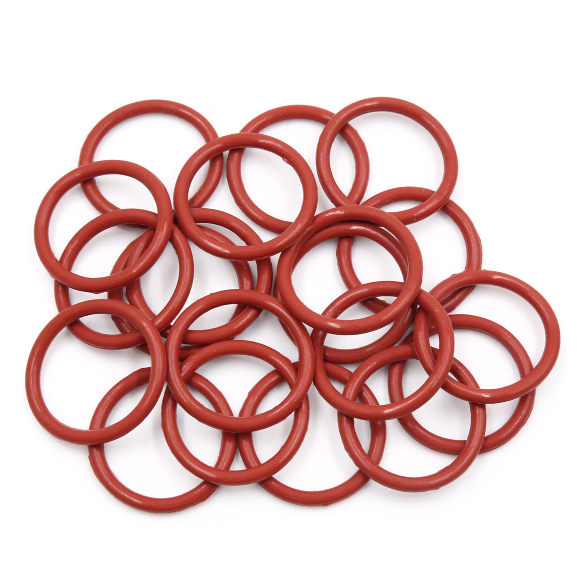 X AUTOHAUX 20pcs Silicone Rubber O-Ring VMQ Seal Gasket for Car 40mm x 4mm 