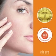 Cleure Face Wash and Cleanser for Dry, Sensitive Skin, Gentle Formula, Fragrance-Free, 8 oz