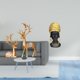 thumbnail image 2 of Estatua de ciervo, escultura de mesa, adorno de pareja de renos, estatua de mujer africana, material de resina, diseño creativo, adecuada para bodas,, 2 of 8