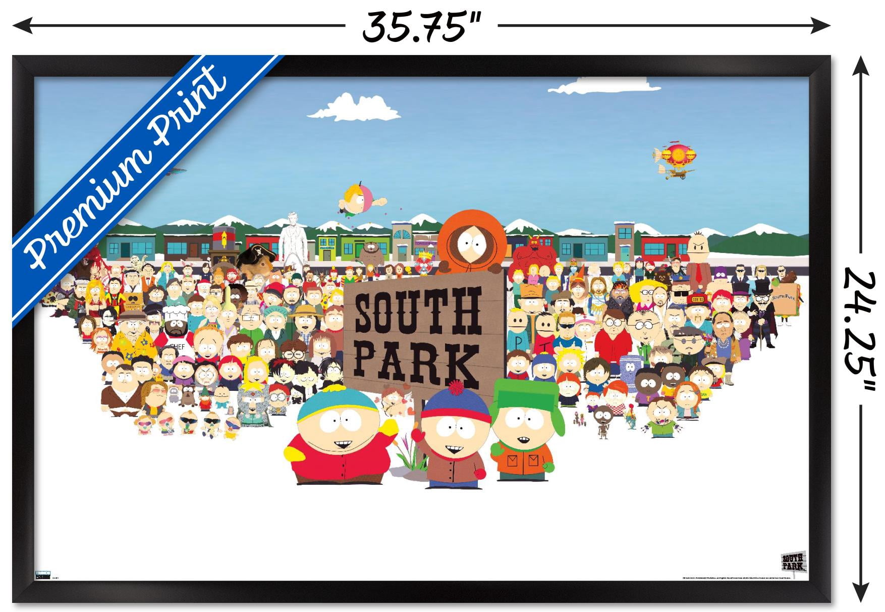 South Park - Horizontal Key Art Wall Poster, 22.375