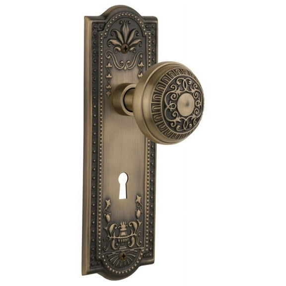 Nostalgic Warehouse Meaead_Psg_234_Kh Vintage Victorian Egg And Dart And Dart Solid Brass