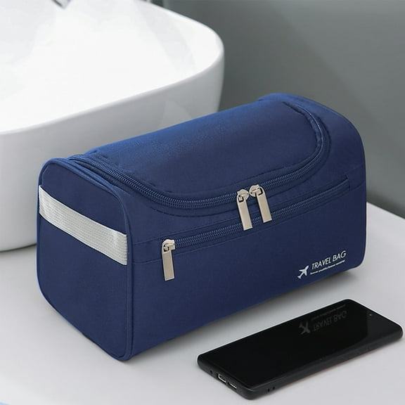 VANLOFE Handbag Waterproof Hook Wash Bag, Multifunctional Travel Cosmetics Storage Bag, Household Storage Pack, Bathroom Storage With Hanging For Business, Vacation, Black