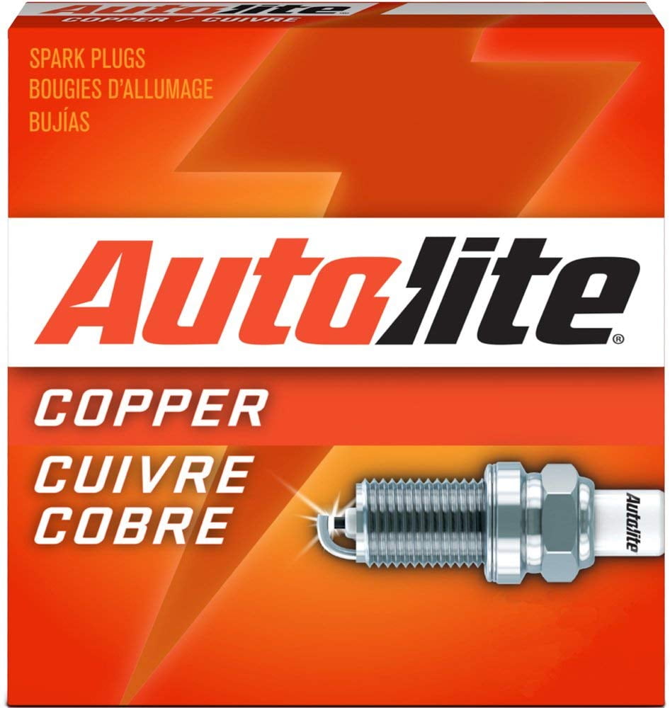 4 Pack Autolite 65Copper Resistor Spark Plug,