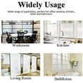 thumbnail image 6 of Niviy Privacy Window Film Non-Adhesive Shower Removable Window Frosted Film for Bathroom Office Living Room(17.7" Width by 118" Length), 6 of 7