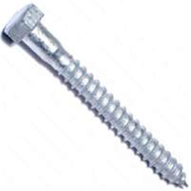 Midwest 5582 Lag Screw, 3/8 in x 31/2 in, Hot Dip Galvanized, Grade 2