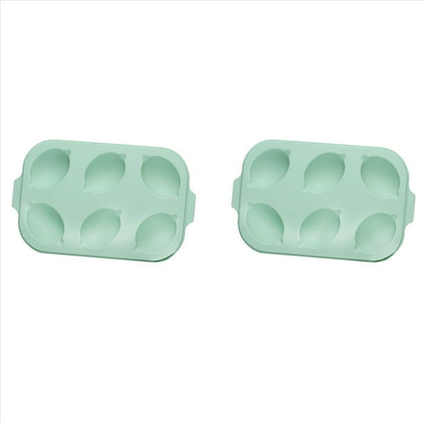2X Molde para Hornear 6 Molde para Pastel de Limón Molde para Pan Pequeño Molde para Hornear de Gel de Sílice Antiadherente Herramientas para Hornear Familiares