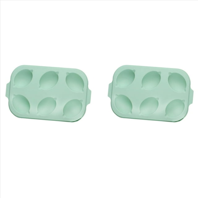 2X Molde para Hornear 6 Molde para Pastel de Limón Molde para Pan Pequeño Molde para Hornear de Gel de Sílice Antiadherente Herramientas para Hornear Familiares