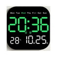 thumbnail image 4 of GloryStar 7" Digital Wall Clock With Date Day Of Week LED Wall Clock For Living Room Office Bedroom Decor LED Digital Alarm Clock, 4 of 9