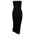 thumbnail image 4 of Fridja Robe d'Été Sans Manches pour Femmes, Longue, Ajustée, Couleur Unie, 4 of 4