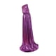 thumbnail image 1 of Capa de bruja con capucha para mujer y hombre, disfraz ligero de bruja, accesorio Violeta, 1 of 9