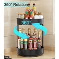 thumbnail image 2 of Axidou Spice Rack Organizer, 2 Tier Rotating Spice Rack Organizer, Storage Rack for Kitchen, Bedroom, Bathroom, 2 of 7