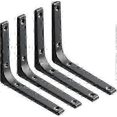 thumbnail image 1 of 2pcs Stainless Steel Shelf Brackets Wall Brackets For Shelves Shelf Support Angle Bracket Heavy Duty L Brackets, 1 of 5