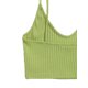 thumbnail image 5 of Txlixc Blusas cortas sin espalda con cuello en V y tirantes finos acanalados para mujer Txlixc Sexy, 5 of 6