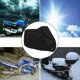 thumbnail image 5 of Funda protectora para motocicleta para exteriores, resistente a la intemperie y para todas las estaciones, color negro, ajuste universal con hebilla resistente al viento, diseño antirrobo, bolsa de, 5 of 5