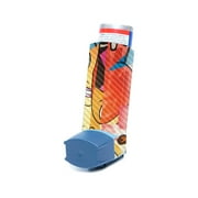 Carbon Fiber Skin Compatible With Ventolin HFA Asthma Inhaler Sticker Design Design Cartoon Smiles