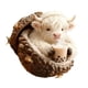 thumbnail image 4 of Artesanías Decorativas 1 pieza de 8cm Animales del bosque con colgantes de árbol de Navidad adorno acrílico para corona y guirnalda de árbol JASKFLY, 4 of 9