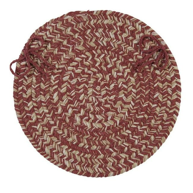 Colonial Mills TE79R108X108 Tapis Rond Tressé Tremont 9 Pieds, Bois de Rose