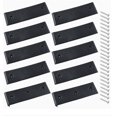 thumbnail image 1 of 10pcs Boat Trailer Double Bunk Slide Pads And Trailer Slide Pack Waterproof Easy To Install For Boat Trailer Stability And Protection, 1 of 8