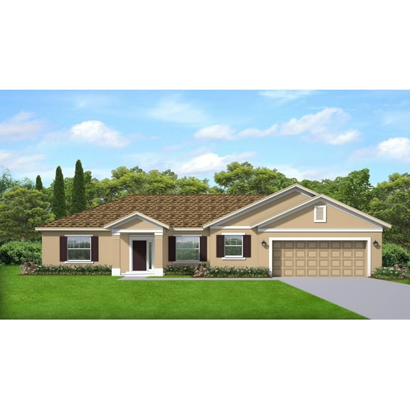 556-17891: Traditional Ranch 3 Bed, 2 Bath Luxury Home Plan, 1789 Sq Ft: Full Blueprints with License to Build by Home Plan Marketplace - Lesuto