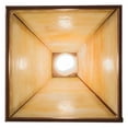 thumbnail image 4 of Meyda Tiffany 30096 12" Square Winter Pine Pendant - Rust, 4 of 5