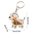 thumbnail image 3 of Customizable Memorial Dog Keychain, Personalized Pet ID Tag Holder for Keys, Loss Prevention Gift for Dog Lovers and Pet Owners Collectors, 3 of 3