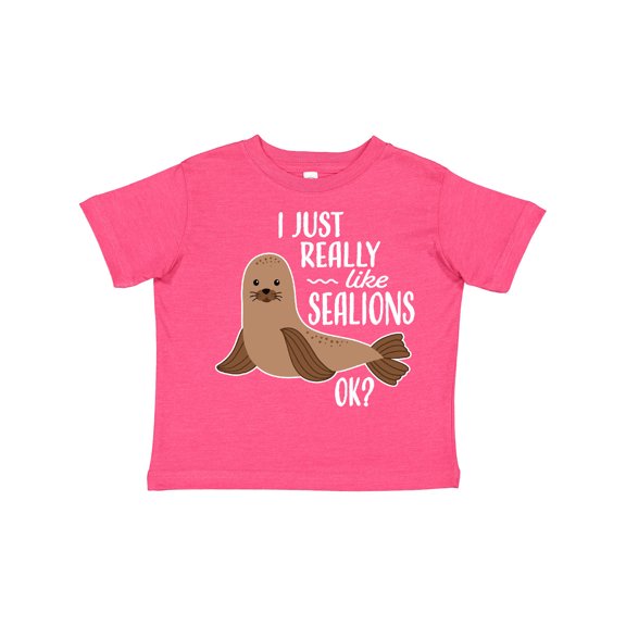 Inktastic I Just Really Like Sea Lions Ok Boys or Girls Toddler T-Shirt
