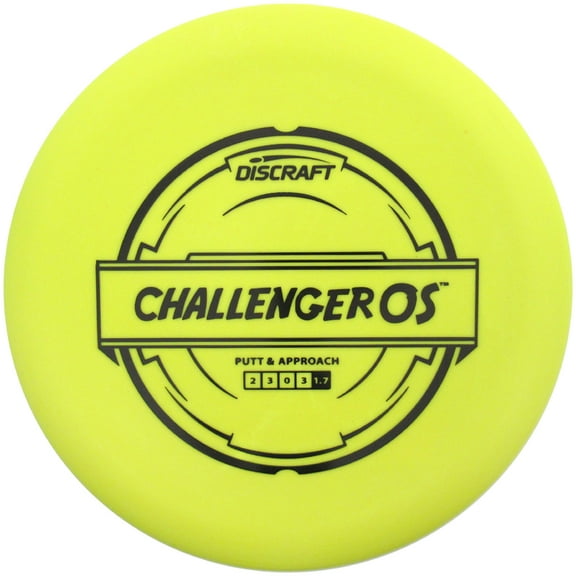 Discraft Putter Line Challenger OS Putter Golf Disc - 167-169g - Colors Will Vary