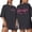 Black, variant on Graphic Tees for Women Casual Loose Letter Print Crew Neck Short Sleeve T Shirt Top for Everyday Comfort and Style Pink S