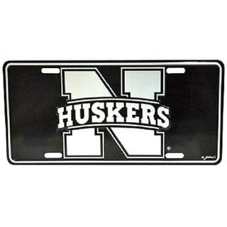 Nebraska Huskers 6 x 12 Personalized License Plate
