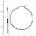 thumbnail image 2 of Stainless Steel 40.50mm Diameter Hoop Earrings, 2 of 6