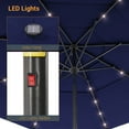 thumbnail image 5 of ACEGOSES 10ft LED 3 Tiers Patio Market Umbrella Outdoor with Ventilation for Garden, Deck and Pool,Navy Blue, 5 of 6