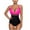 Hot Pink, variant on FDGIU Women Bathing Suits Sleeveless Sun Protection Swimsuits Backless Swimwear Resort Style One Piece Swimsuit High Waisted Bikini