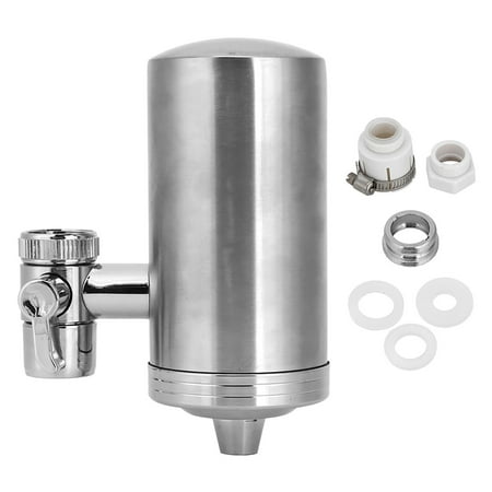 

2024 Faucet Mount Water Filter Stainless Steel Household Kitchen Sink Tap Purifier for Reducing Chlorine Lead