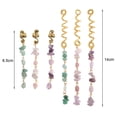 thumbnail image 6 of Eoperou Dreadlock Beading Jewelry Ethnic Anti-slip Individual Natural Stone Vintage Style Hair Decoration Alloy Twirled Braided Hair Headgear Hair Accessory, 6 of 8