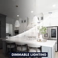 thumbnail image 6 of LUXRITE A23 LED Light Bulb, E26 Base, 33W, 4000LM, Dimmable, 4000K Cool White, 240 Beam, CRI80, 120V, Damp & UL Listed, 6 of 7