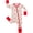 Bow Deer, variant on ATAIKU Christmas Baby Boys Girls Bamboo Viscose Footies, Infant Convertible Pajamas, 2-Way Zipper Sleeper for Baby 3-24M