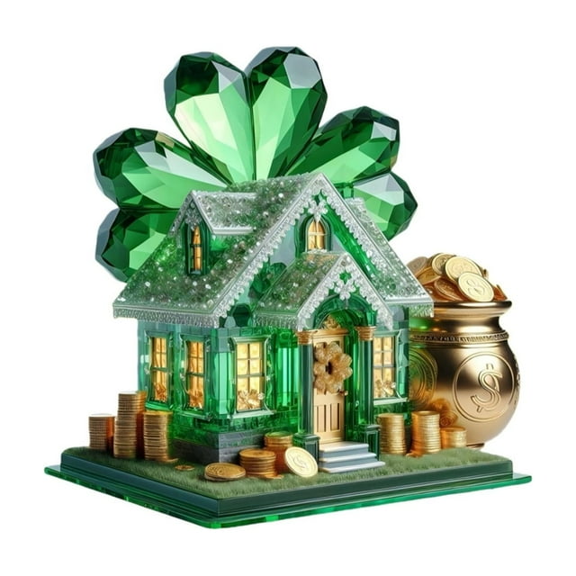 A Acrylic Decorative Ornament, Clear And Modern Design, For Shelf, Desk, And Display, Versatile Home Accent