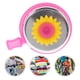 thumbnail image 4 of Timbre de bicicleta de girasol, timbres de bicicleta para niños, timbre de ciclismo, alarma de bocina, niños, niñas (rosa), 4 of 5