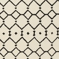 thumbnail image 5 of SAFAVIEH Himalaya Darin Geometric Wool Area Rug, Ivory/Black, 4' x 6', 5 of 7
