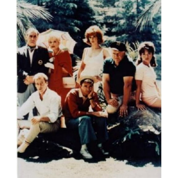 Gilligans Island Cast poster Metal Sign 8inx 12in Metal Print 8x12 Square Adults Poster Time