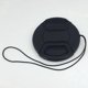 thumbnail image 1 of 49mm lens cap 2-pack snap-on front camera lens cap for Canon Nik, 1 of 5