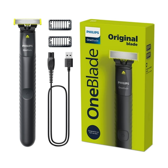 Philips One Blade Face Hybrid Trimmer & Shaver No Skin Irritation as Blade Never Touches Skin Dual Protection Technology