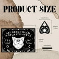 thumbnail image 2 of Cat Wood Spirit Board Evil Eyes Pendulum Board Kit Black Talking Boards with Planchette Dowsing Divination Metaphysical Message Board for Wicca Hunt Witch Stuff Halloween 11.8x8.3Inch, 2 of 7