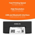 thumbnail image 5 of Rongta 4x6 Bluetooth Thermal Shipping Label Printer, Wireless Shipping Label Maker | Compatible with Windows/Mac/Android/iOS (Black), 5 of 8